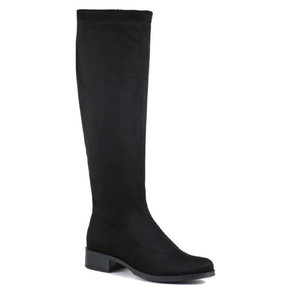 bussola Shoes - Bussola Gothic Riding Black Knee-High Women's Boots